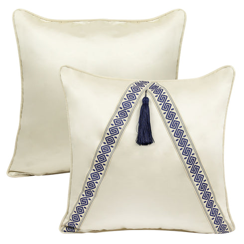 Mason Ivory Silk Cushion